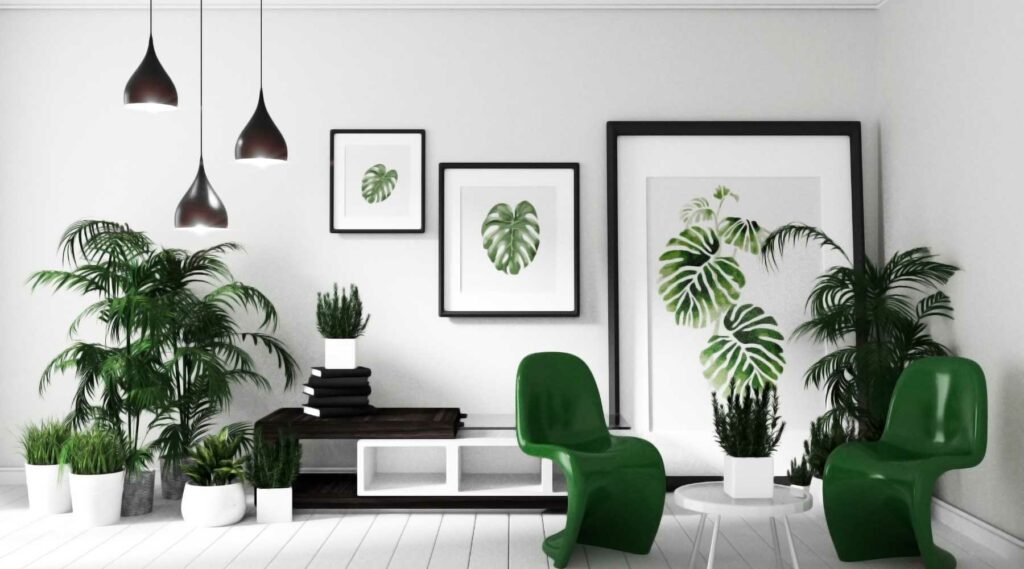 Tropical interior design style