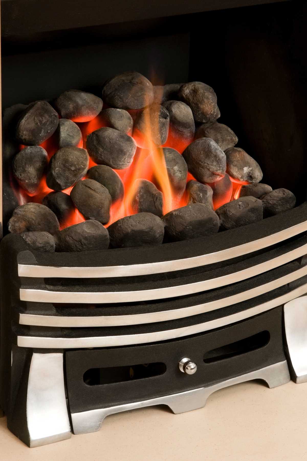 Faux Coal Fireplace
