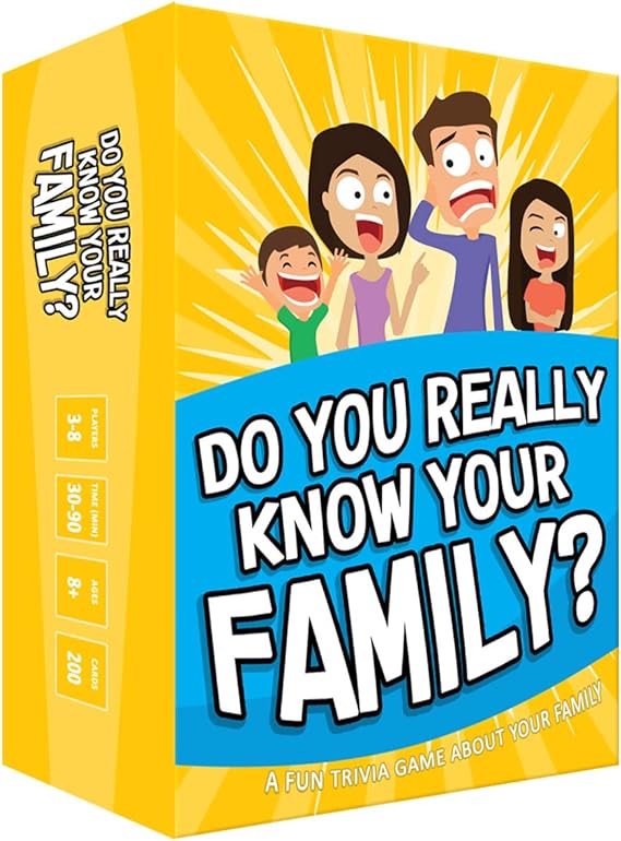 card game do you really know your family