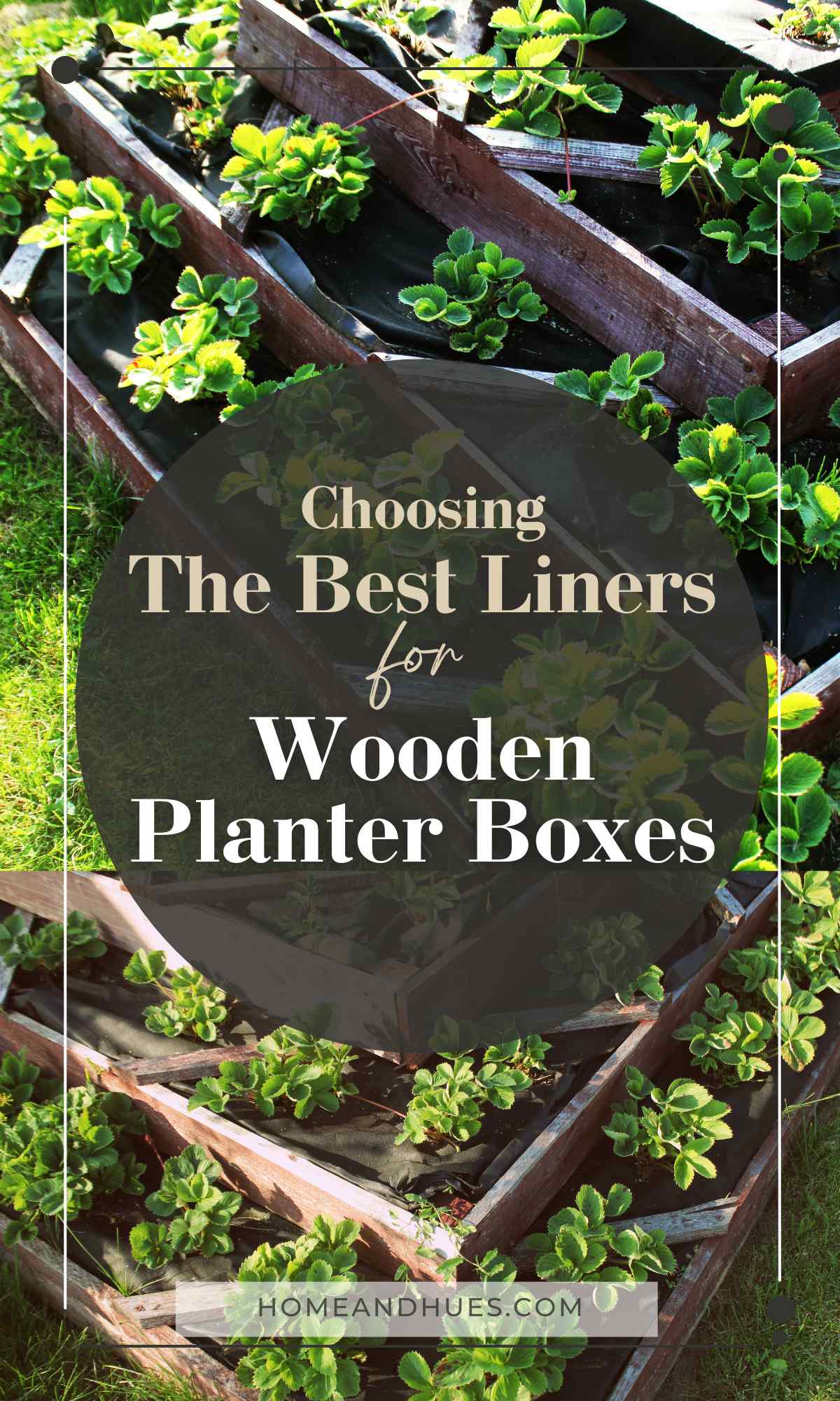 Pinterest Image: Garden Planter Box Liners play a vital role in maintaining the wellness and durability of your garden planter boxes and raised beds. In this guide, we’ll delve into the importance of liners, review various types you can choose from, and offer advice on selecting the ideal liners and inserts for your planter box. Plus a detailed walkthrough for installing your planter box liner, along with some alternative suggestions.