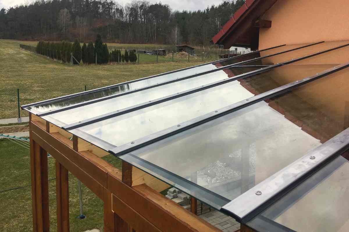 pergola glass roof