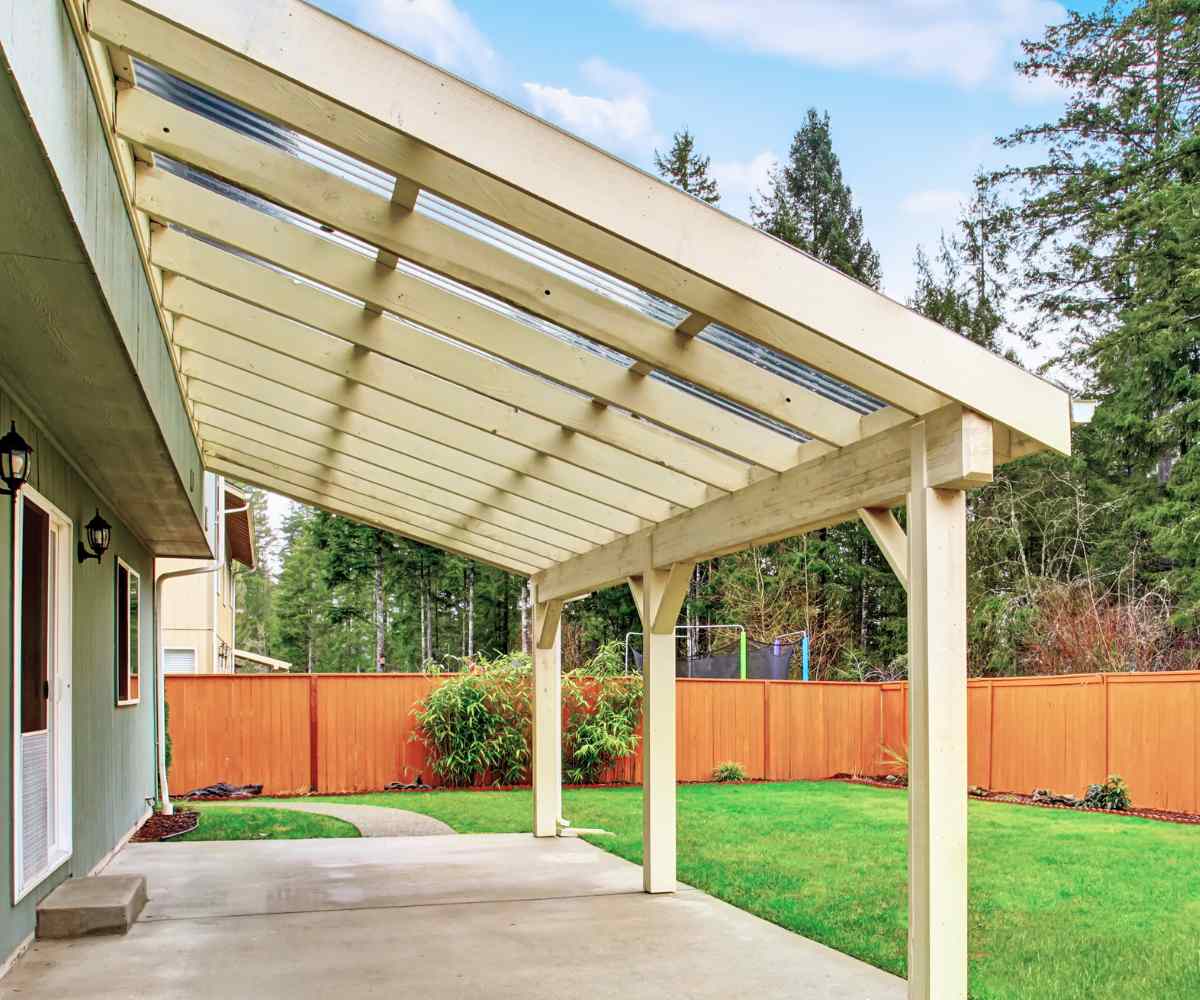 pergola polycarbonate cover roofing