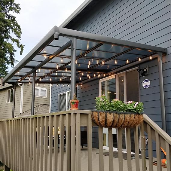 polycarbonate roof pergola