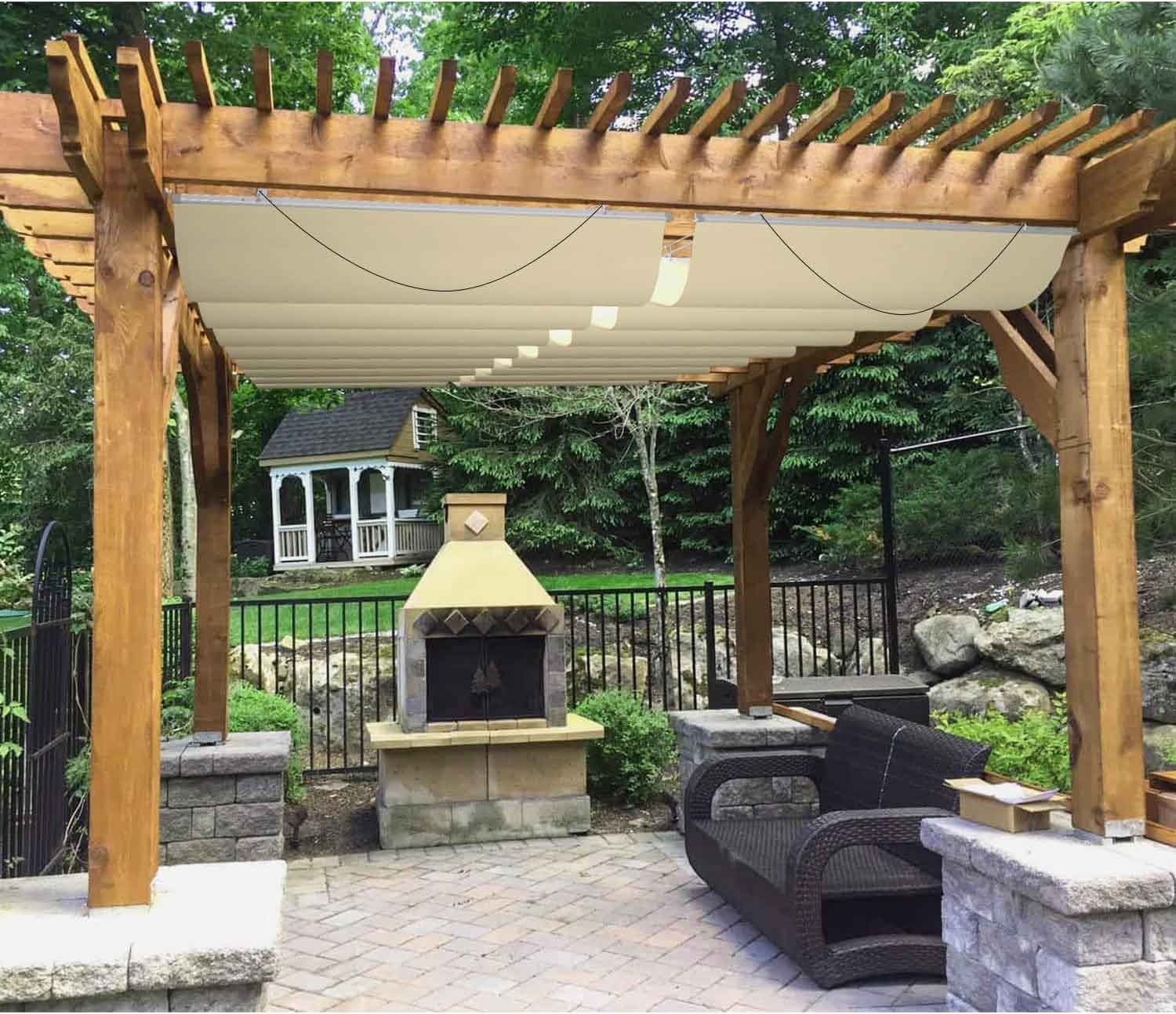 retractable pergola covers