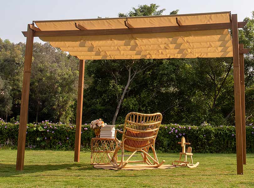 waterproof pergola canopy