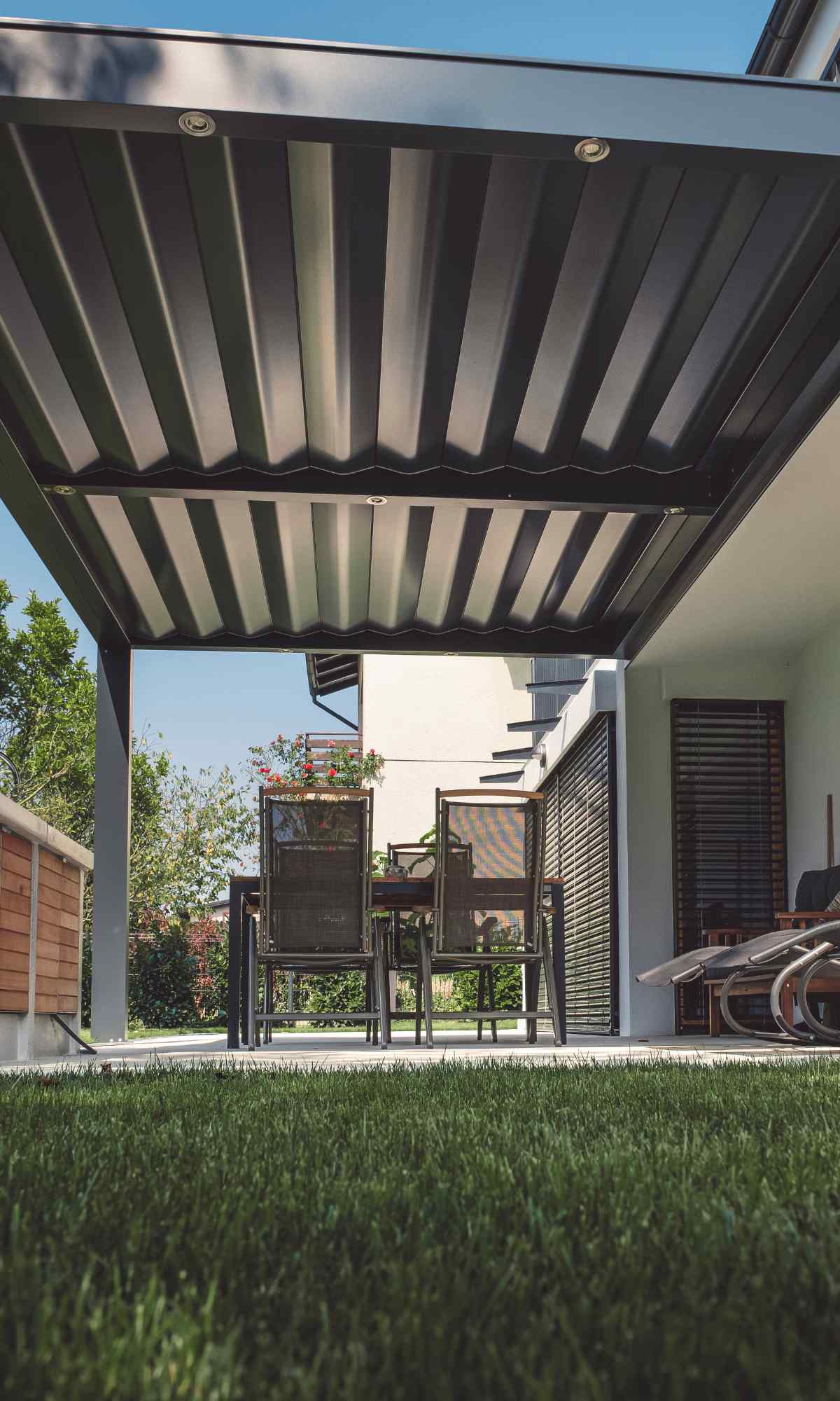 waterproof pergola roof